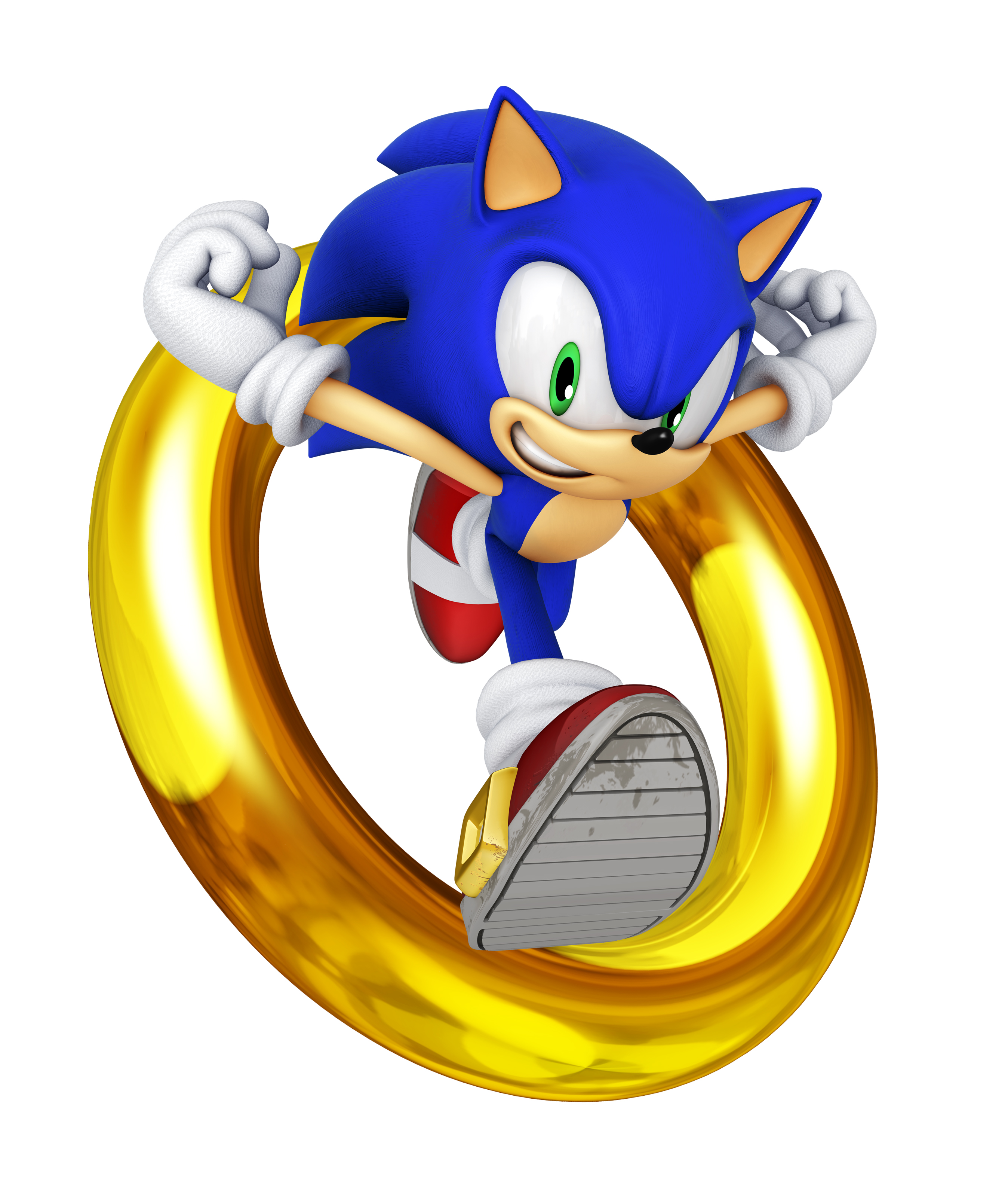 sonic the hedgehog 3 figure with 2 rings sega
