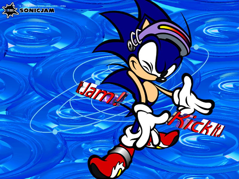 retro sonic wallpaper