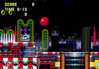 Sonic the Hedgehog 3C (prototype 0408)/Comparisons/Carnival Night Zone - Sonic Retro