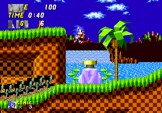 Sonic the Hedgehog (16-bit) (prototype)/Comparisons/Green Hill Zone - Sonic  Retro