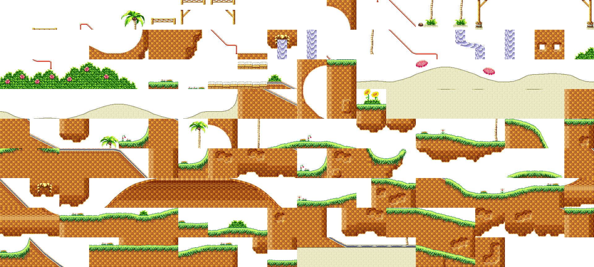File:Neo Green Hill Act 2 Tile Sheet.png - Sonic Retro