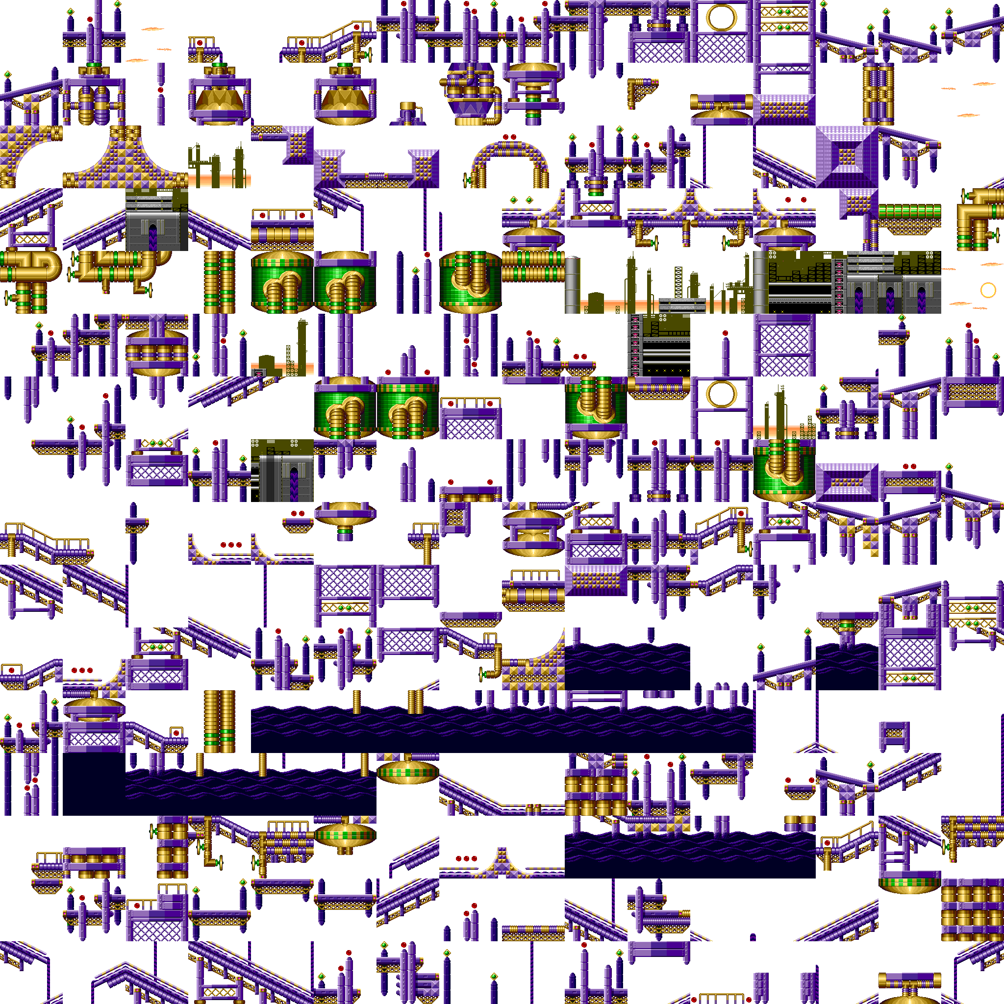 Sonic2 MD Map OOZ chunks.png