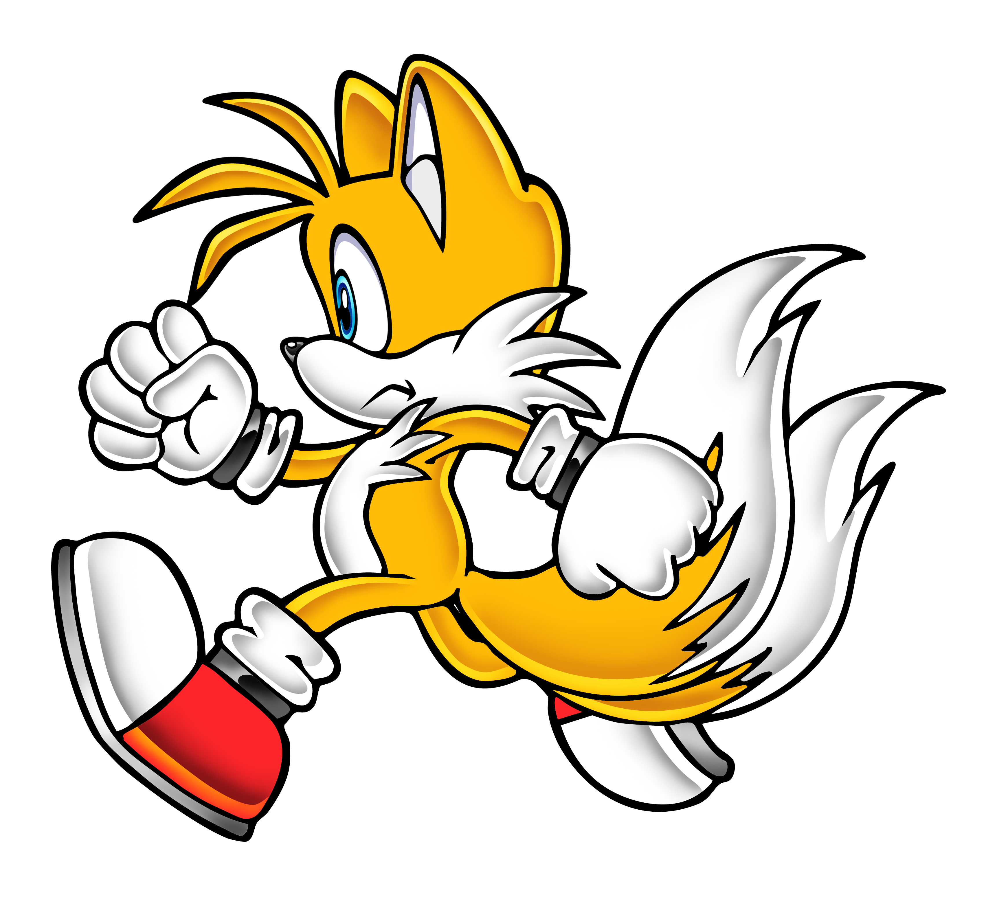 Tails from the official artwork set for #SonictheHedgehog 2 on #SegaGenesis  and #Megadrive. #Sonic.