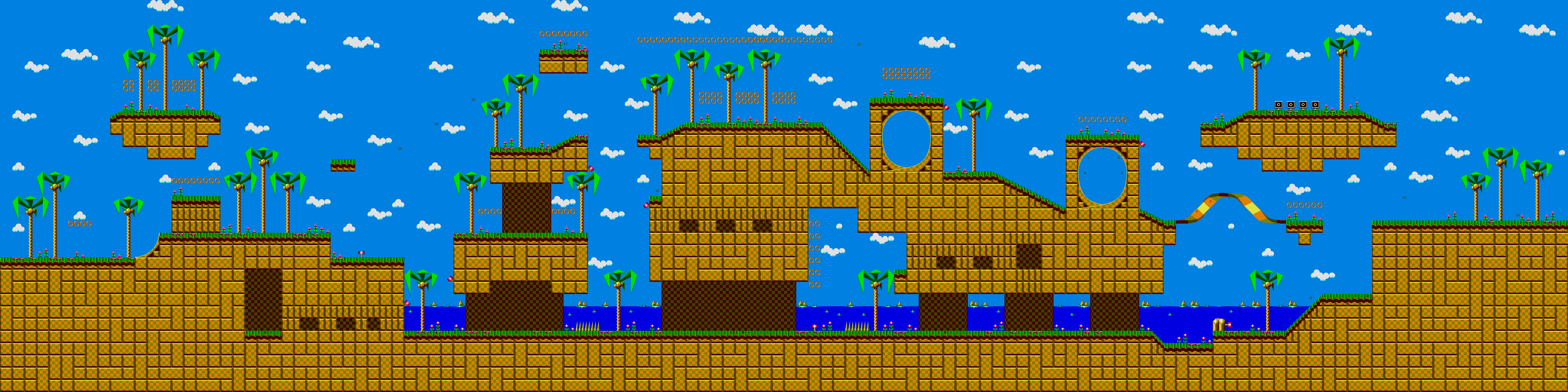 A+Start Son of a Glitch ✪ on X: Turquoise Hill Zone remake for Sonic Chaos.  Just mockups of what I think it would look like. WIP. #Sonicchaosremake  #pixelart #Gamedev  / X