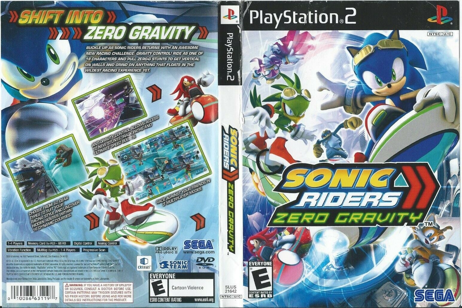 download free sonic free riders ps2