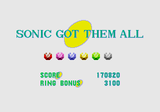 Sonic 1 Chaos Emerald Romhack