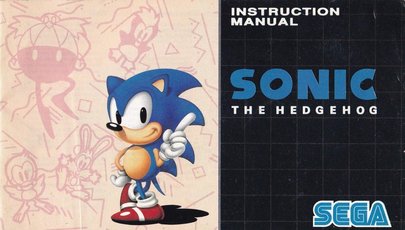 File:Sonic1 MD EU manual.pdf - Sonic Retro