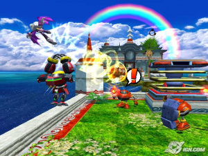 Homing Attack in Sonic Heroes.