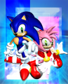 SonicAdventure Art PromotionalSonicAmy.png