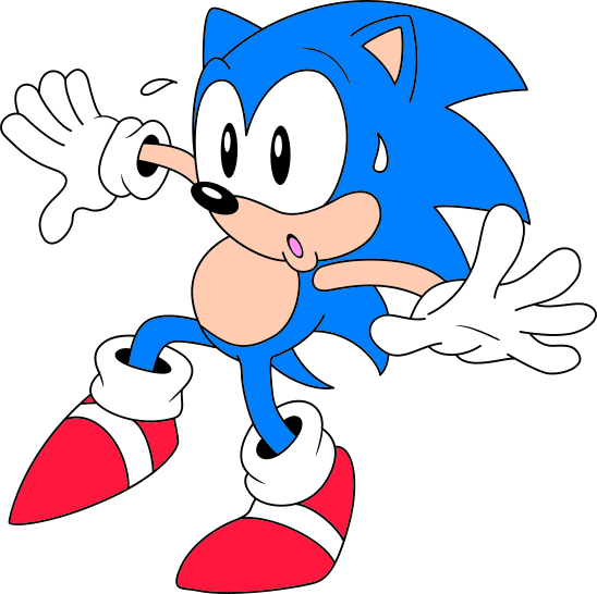 File:Classic sonic pose.svg - Sonic Retro