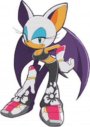 Rouge The Bat Sonic Retro
