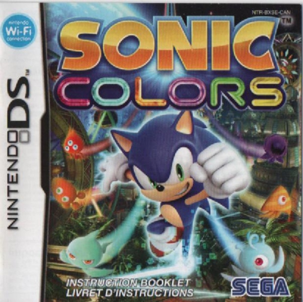 File:Sonic Colours DS CA manual.pdf - Sonic Retro