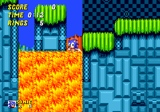 Sonic 2 HD Alpha Secrets (OLD) - Debug, Tails, Hill Top Zone 