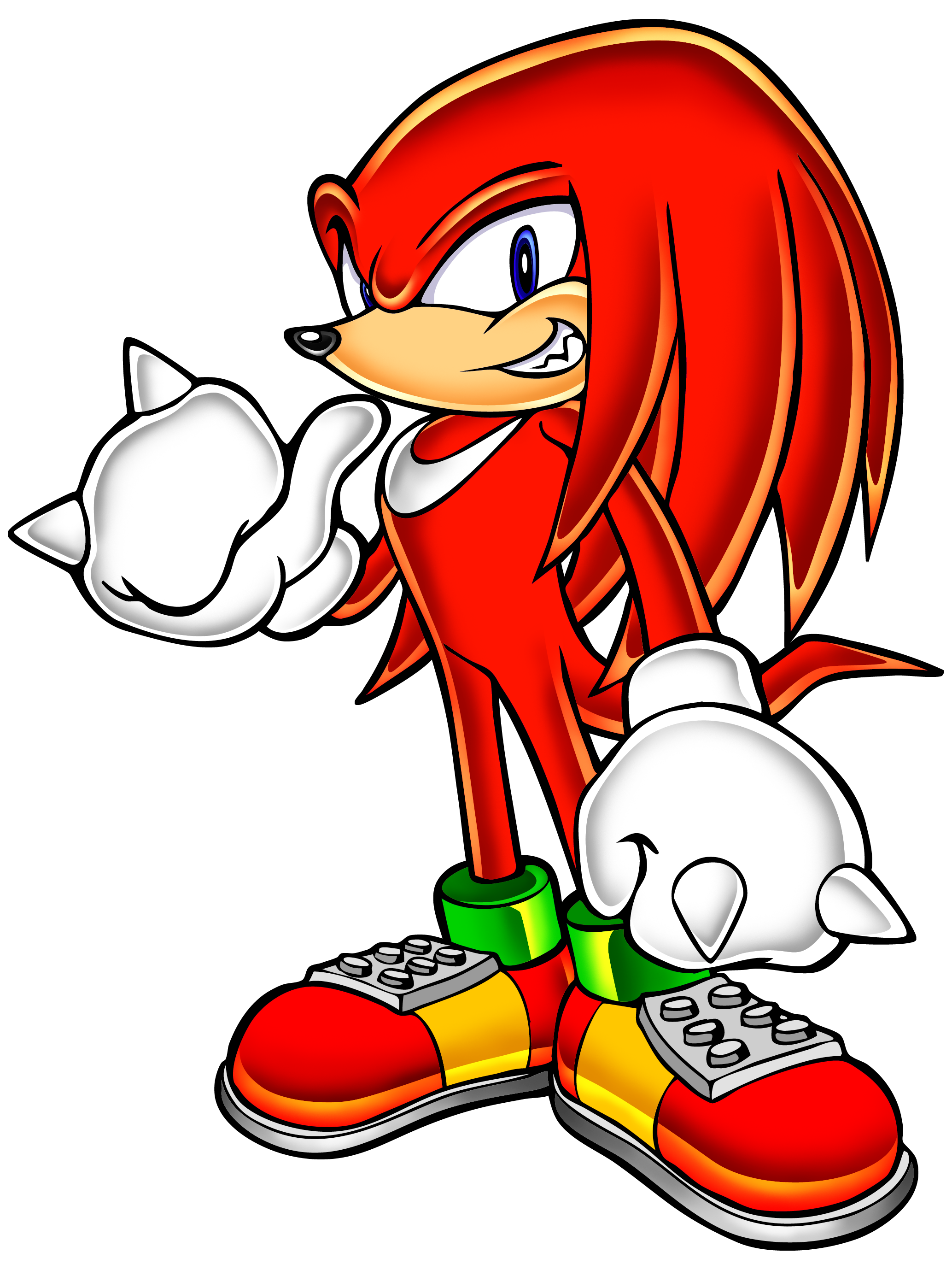 Knuckles the Echidna. 