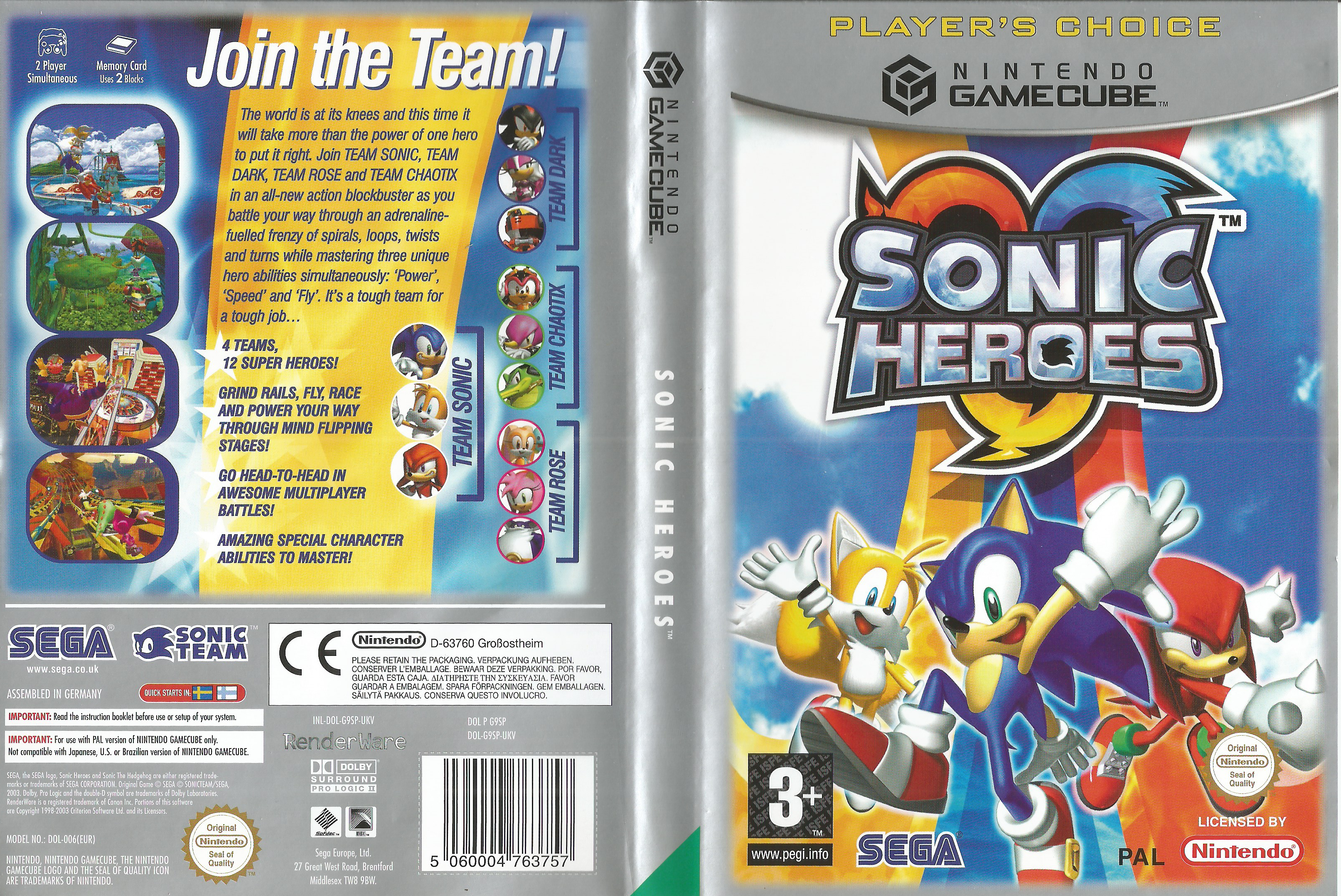 Sonic Heroes (Nintendo GAMECUBE, ps2, Xbox Original). Sega Heroes Sonic. Sonic Heroes GAMECUBE. Nintendo GAMECUBE Соник 2006. Sonic gamecube rom