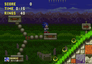 Night mode activated in Sonic 2
