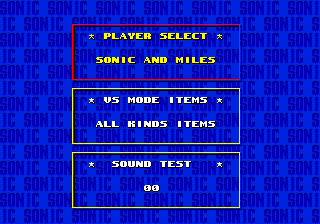 Sonic The Hedgehog 2 cheat for Mega Drive/Genesis - Level Select (with save  state for emulators) 