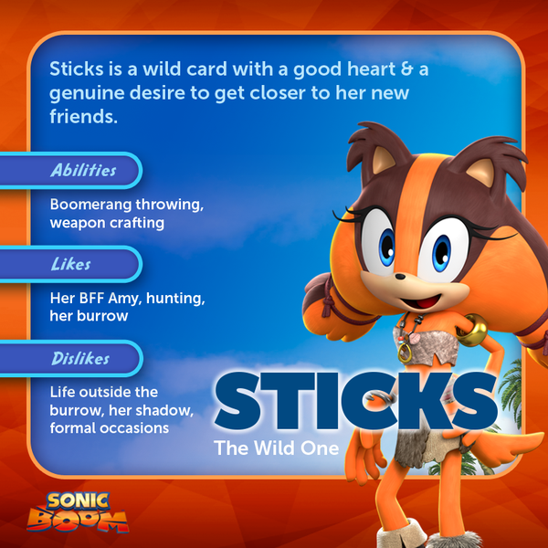 Sticks the Badger, Sega Wiki