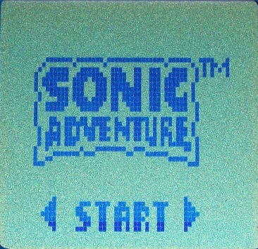 Sonic Adventure LCD game