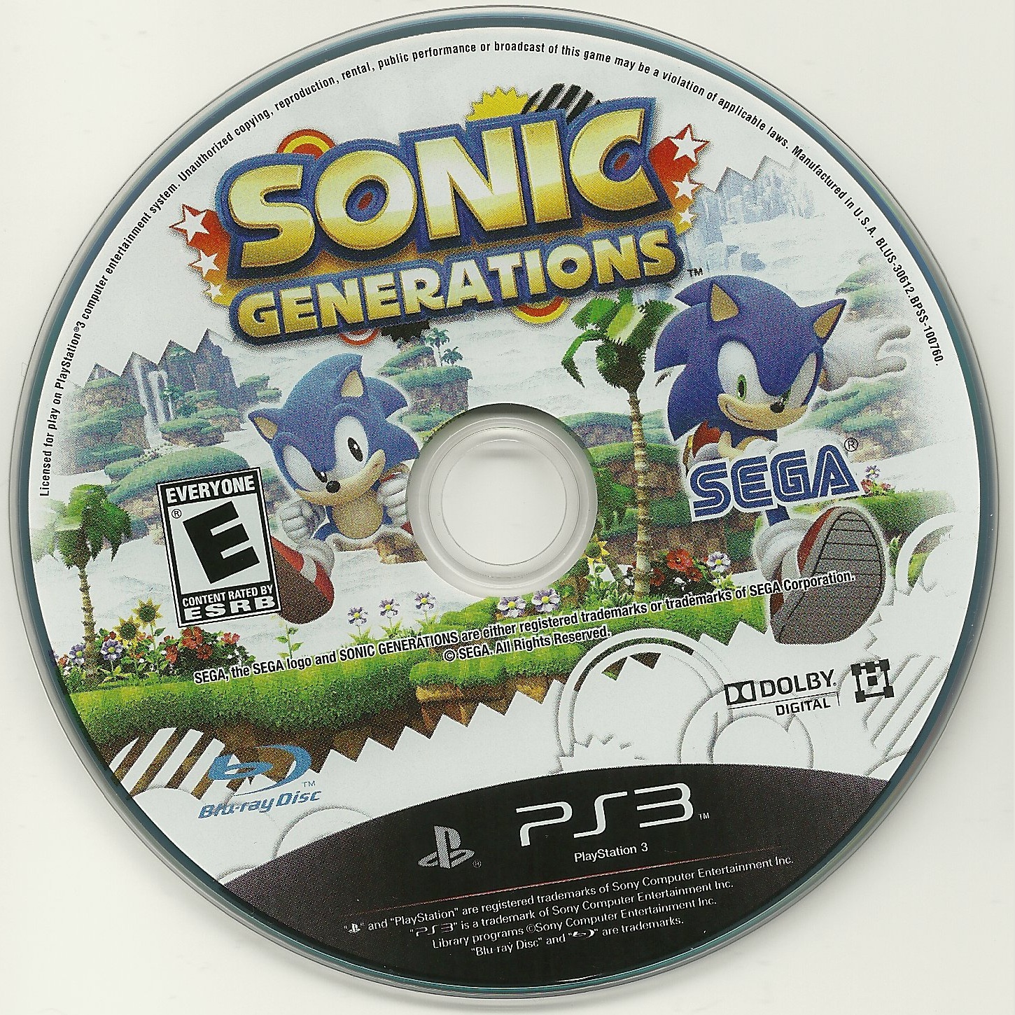 Игра соник купить. Ps3 диск Sonic Generations. Диск Соник 2 Blu ray. Диск на PLAYSTATION 3 Sonic. Диск на ps4 Sonic Generations.