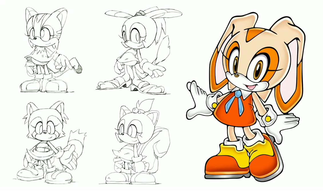 Sonic Advance 2. Cream the Rabbit. 