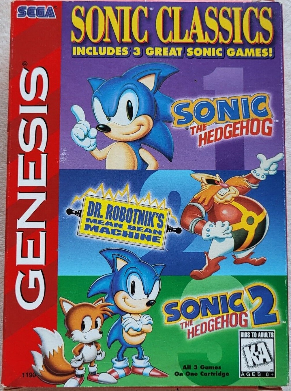 File:Sonic Classics 3-in-1 (BS).jpg - Sonic Retro