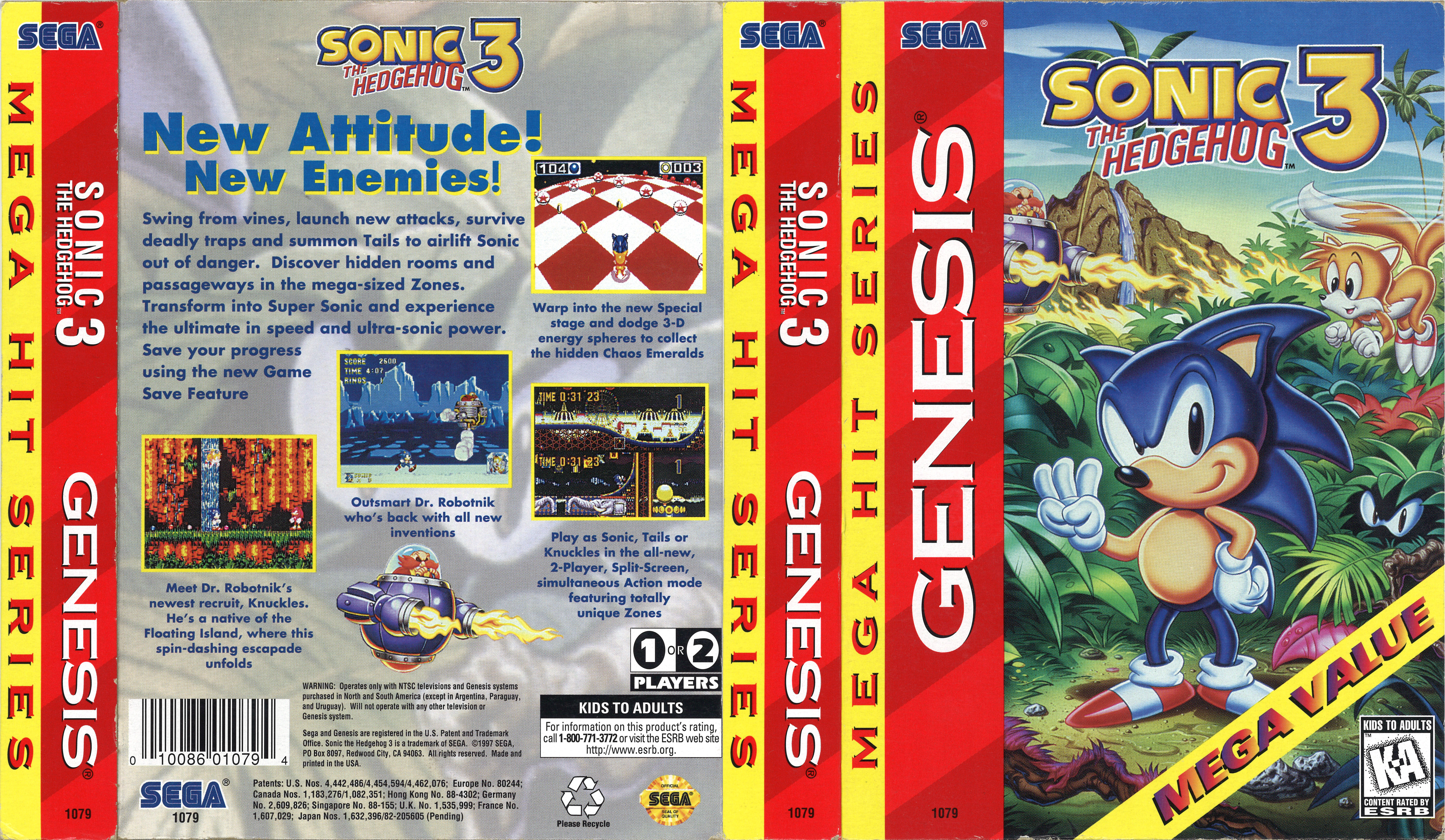 Play sonic 3. Обложка Sonic 3 Mega Drive. Sonic 3 Sega Mega Drive. Sonic 3 us Cartridge. Картридж с игрой Sonic the Hedgehog 3.