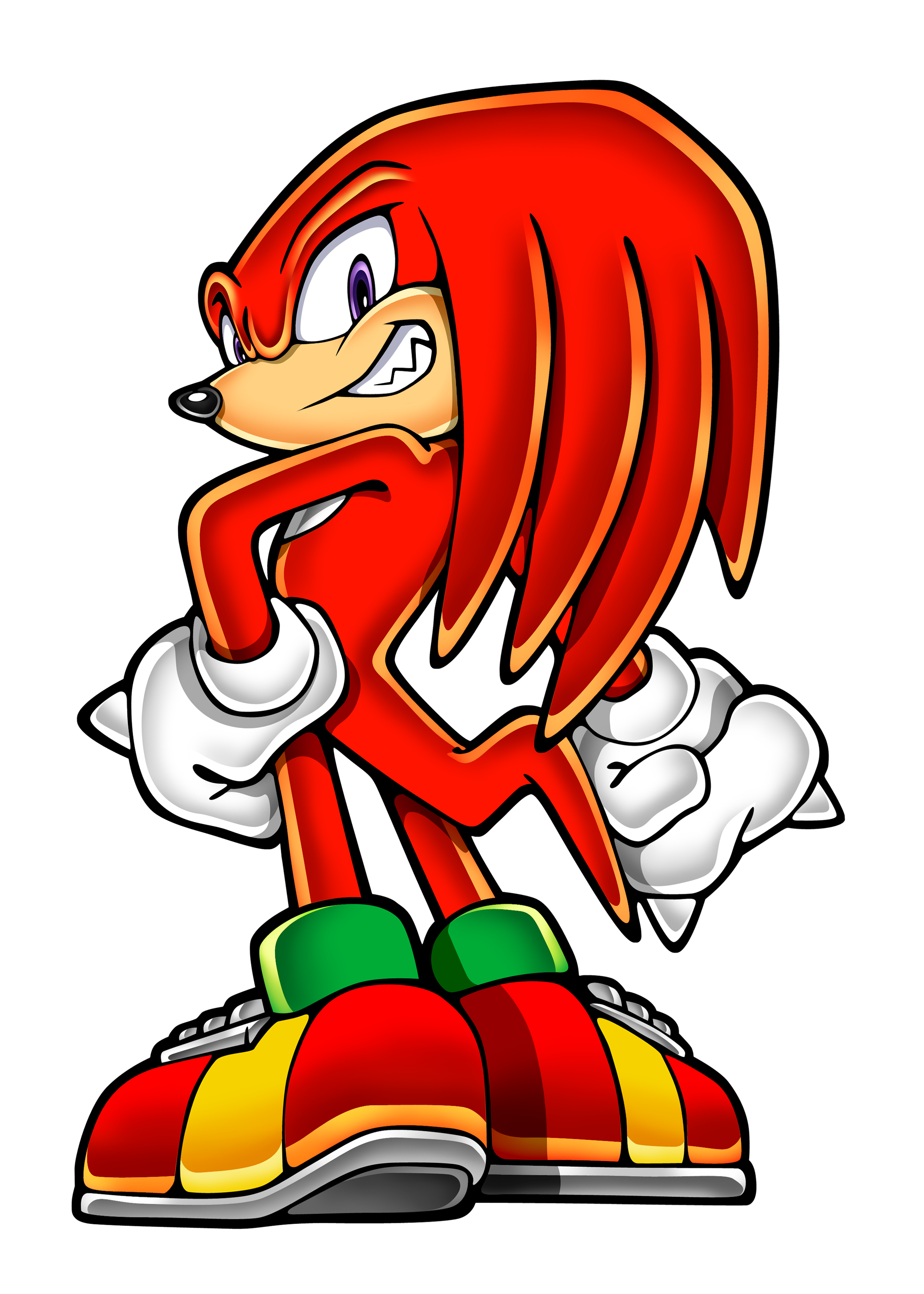 File Advance Knuckles Png Sonic Retro 1961 | The Best Porn Website
