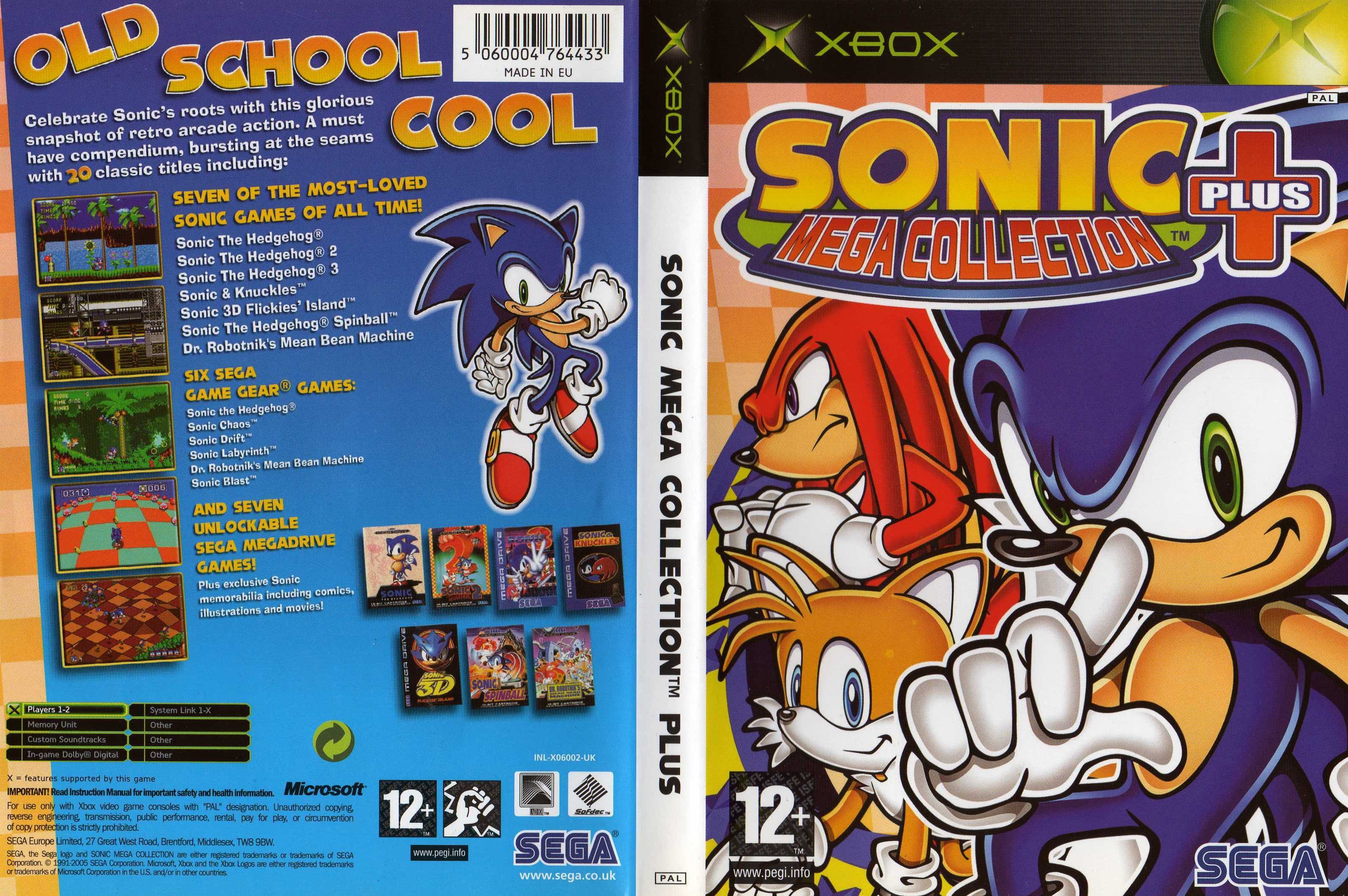 Игра мега соник. Sonic Mega collection Plus Xbox. Sonic Mega collection Plus Xbox 360. Sonic Mega collection GAMECUBE. Sonic Mega collection Plus Xbox Original.