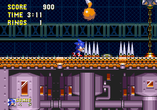 Sonic3&K MD Comparison FBZ PushingSpikes.png