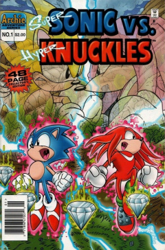SONIC The HEDGEHOG Comic Book #56 March 1998 SUPER SONIC HYPER KNUCKLES Bag  NEW