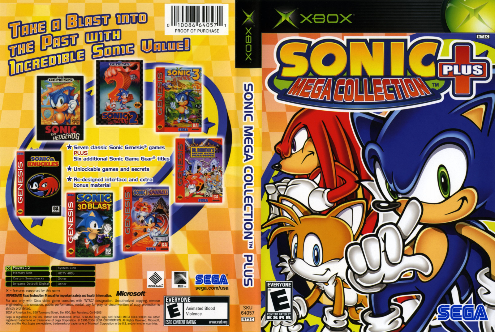 Sonic Mega collection Plus ps2