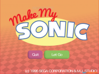 SonicDreamsCollection MakeMySonic title.png