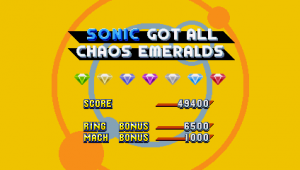 Sonic the Hedgehog all seven Chaos Emeralds! Random colors. Rare!