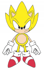 Sonic turns into Super Sonic 3 for the First Time